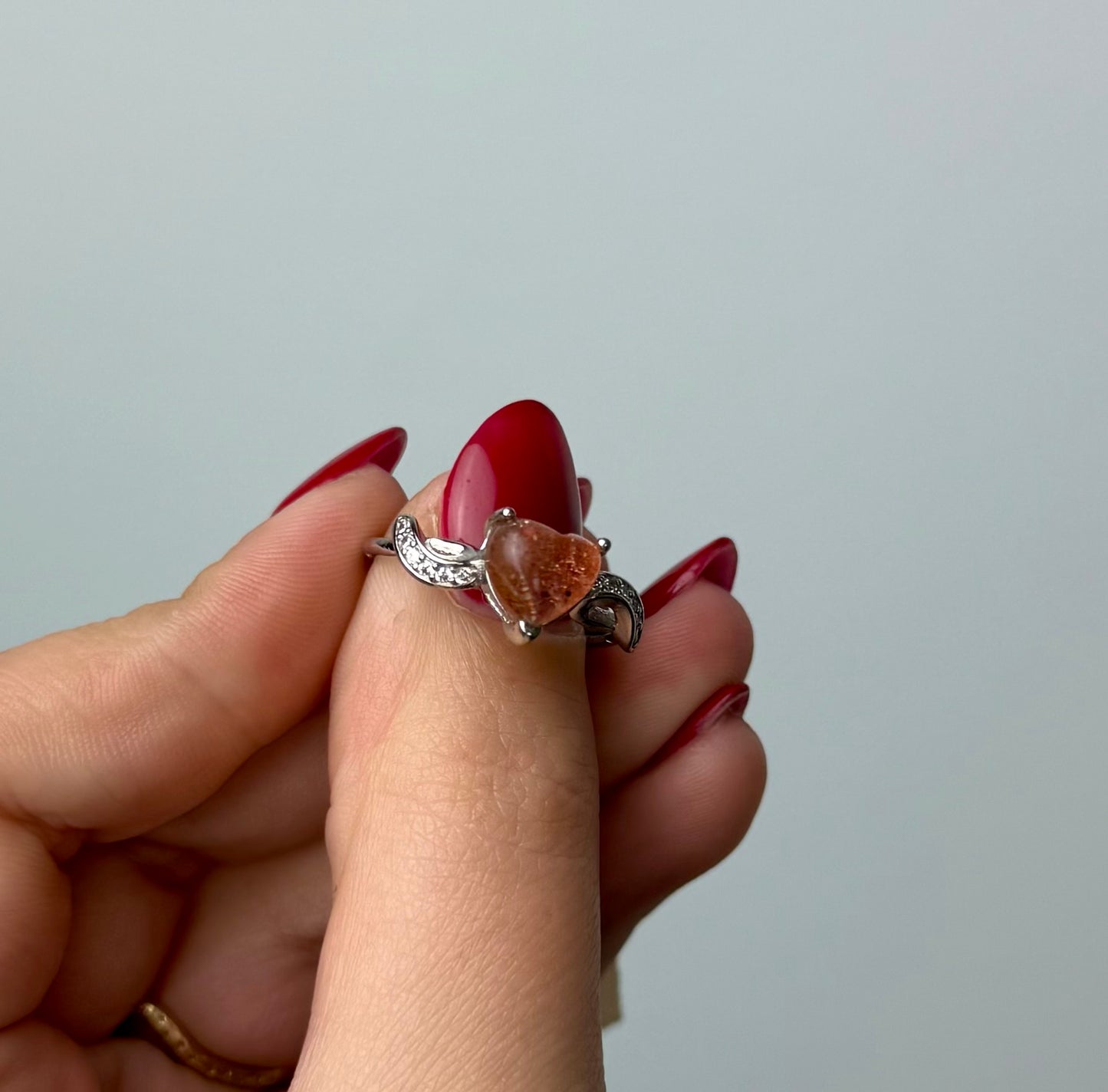 Sunstone adjustable ring