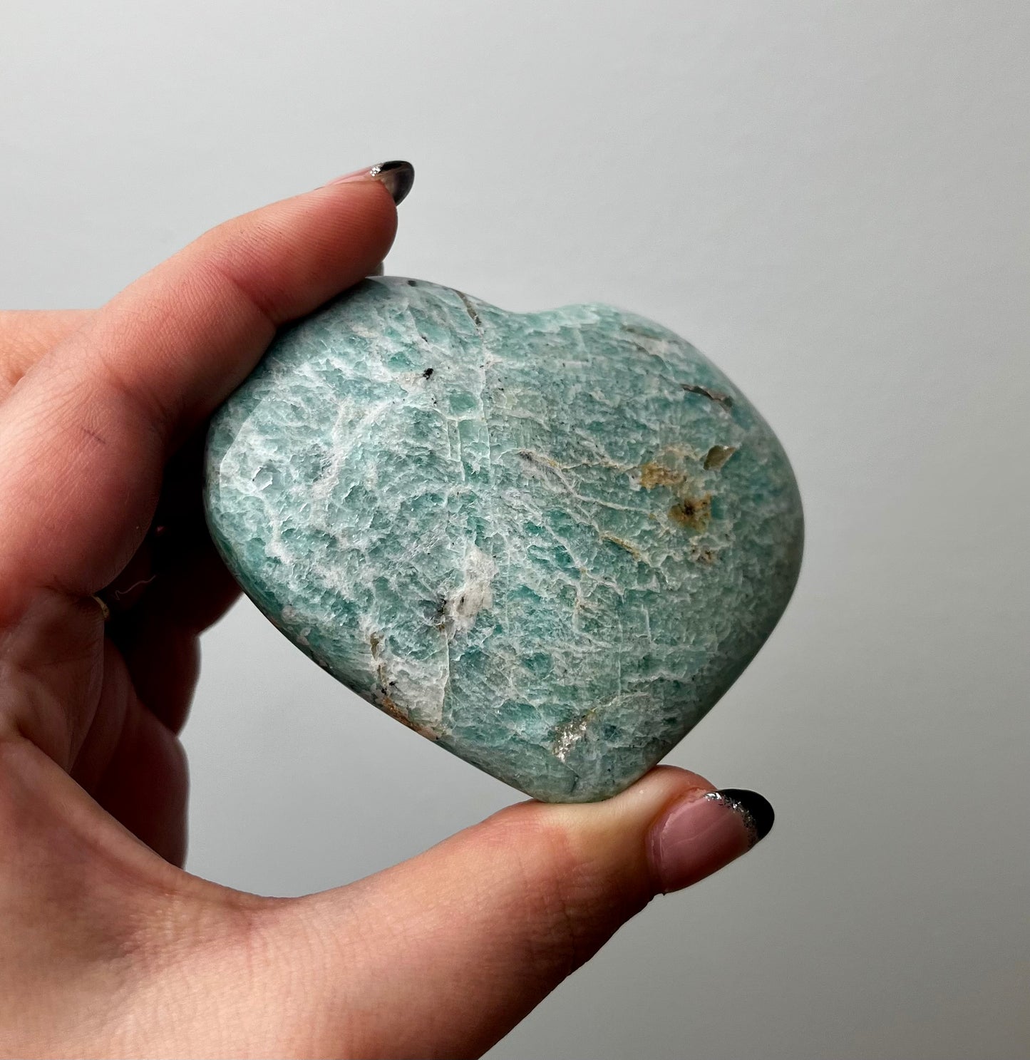 Amazonite heart