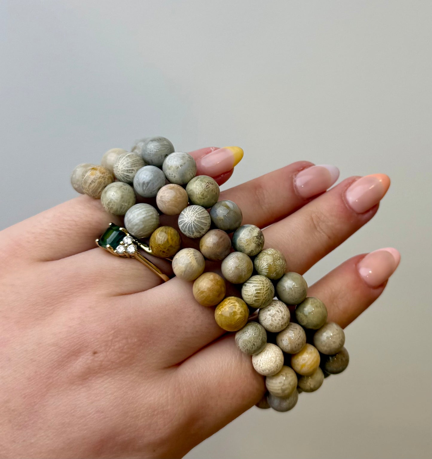 Coral bracelets