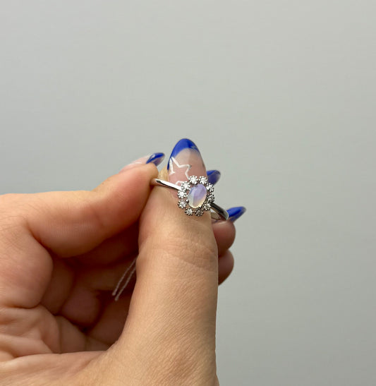Opal adjustable ring