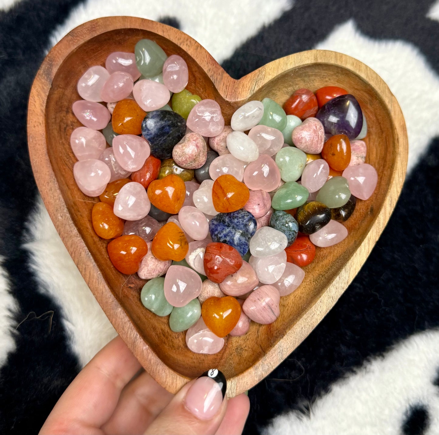 Mystery mini heart carvings