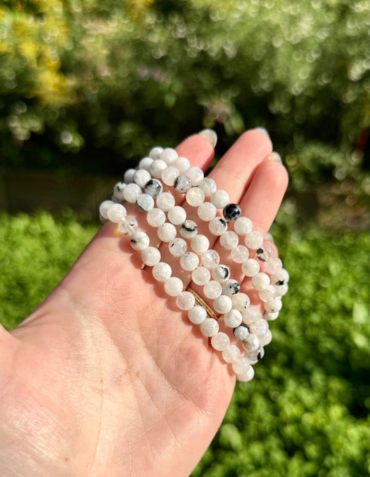 6mm rainbow moonstone bracelets