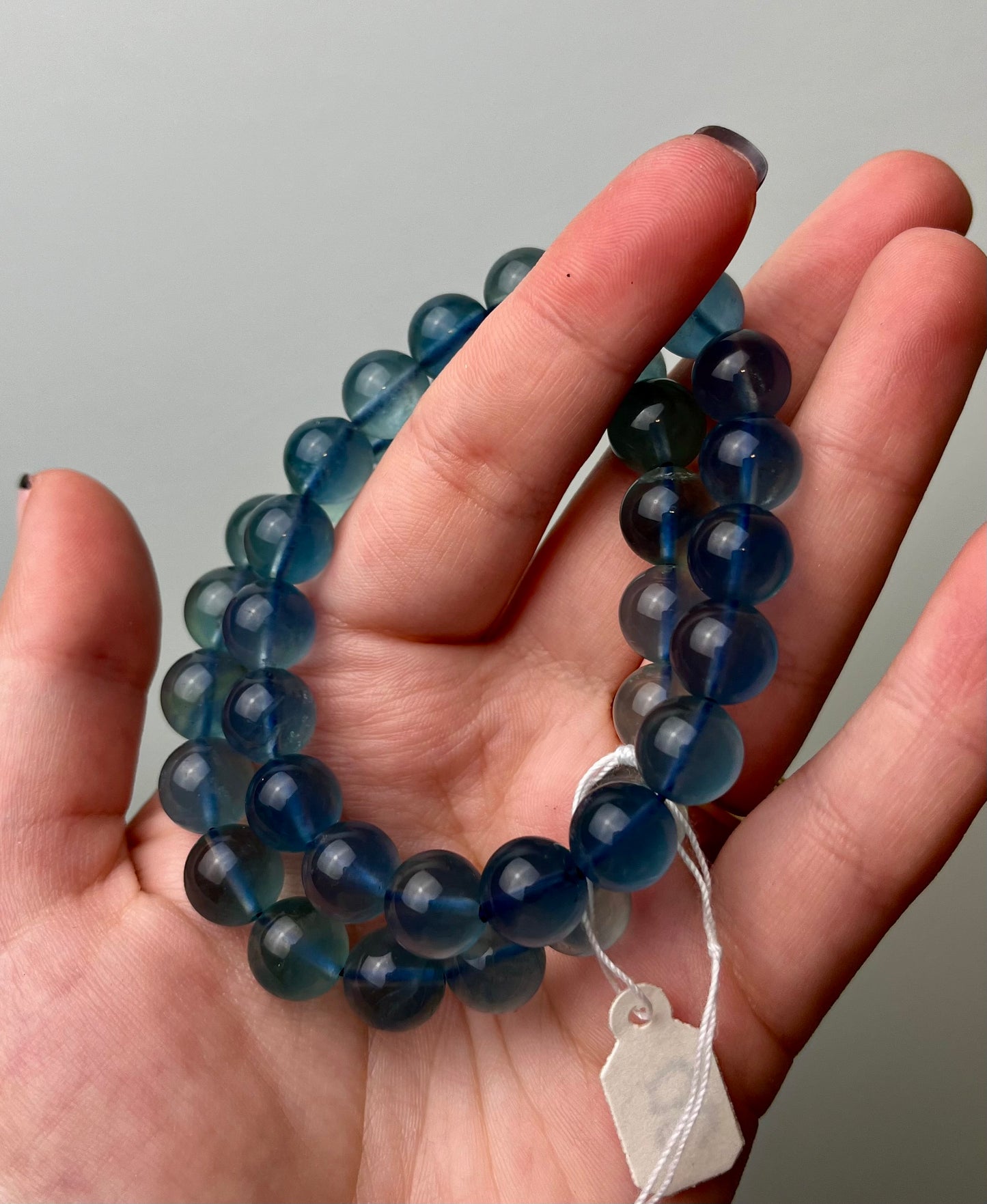 Blue fluorite bracelets