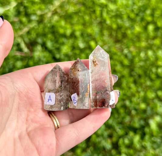 Garden quartz towers