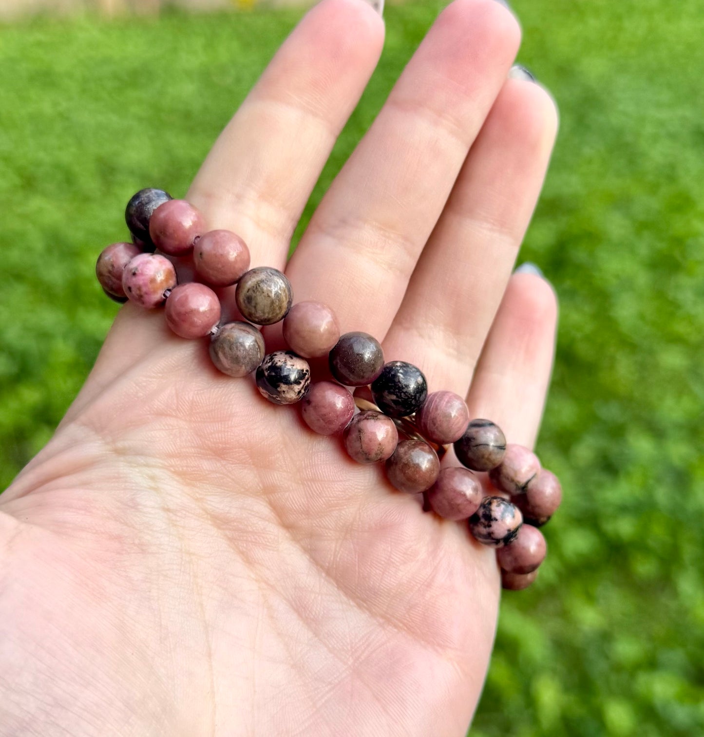 Rhodonite bracelets