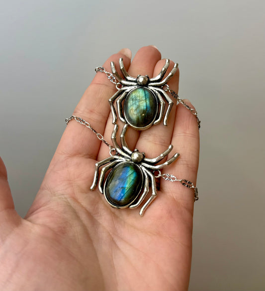 Labradorite spider bracelets