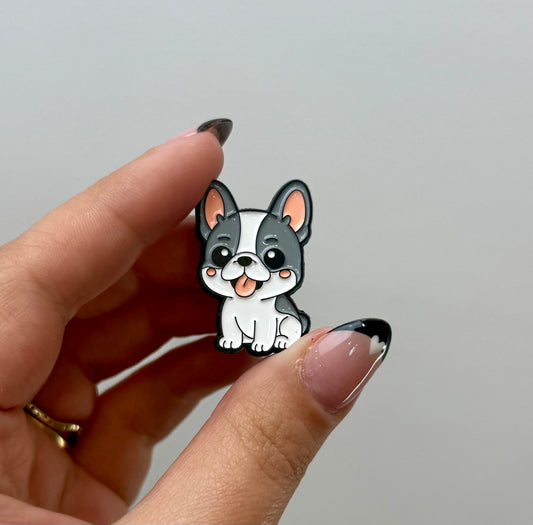Dog enamel pin