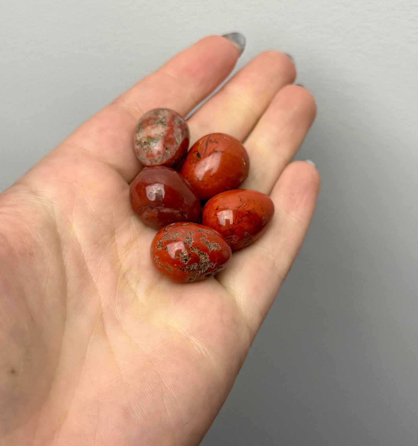 Red jasper mini eggs