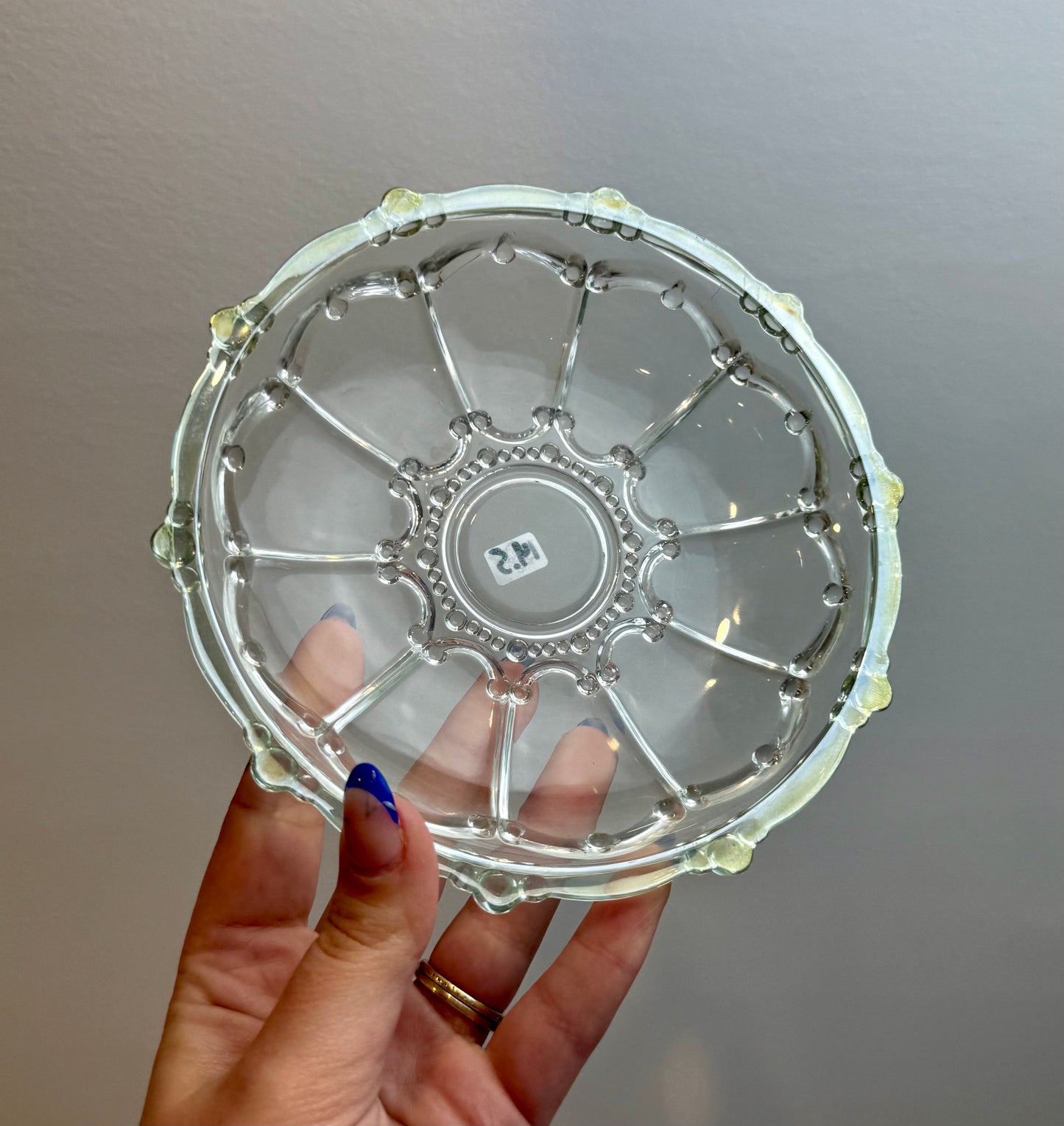 Glass dish thrifted find