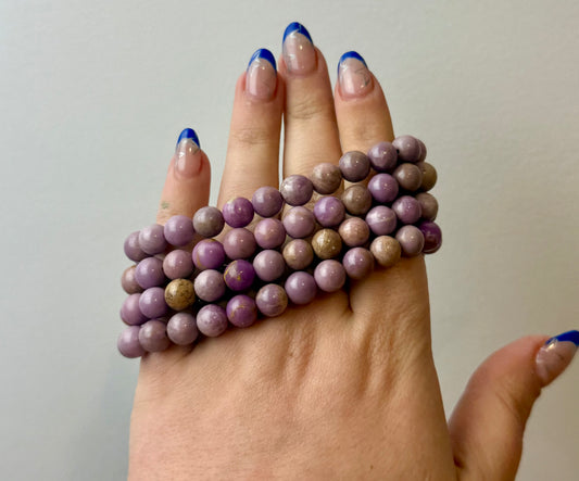 Phosphosiderite bracelets