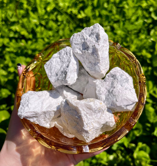 Howlite raw chunks