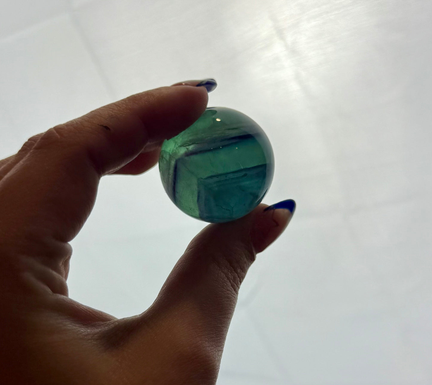 Fluorite sphere