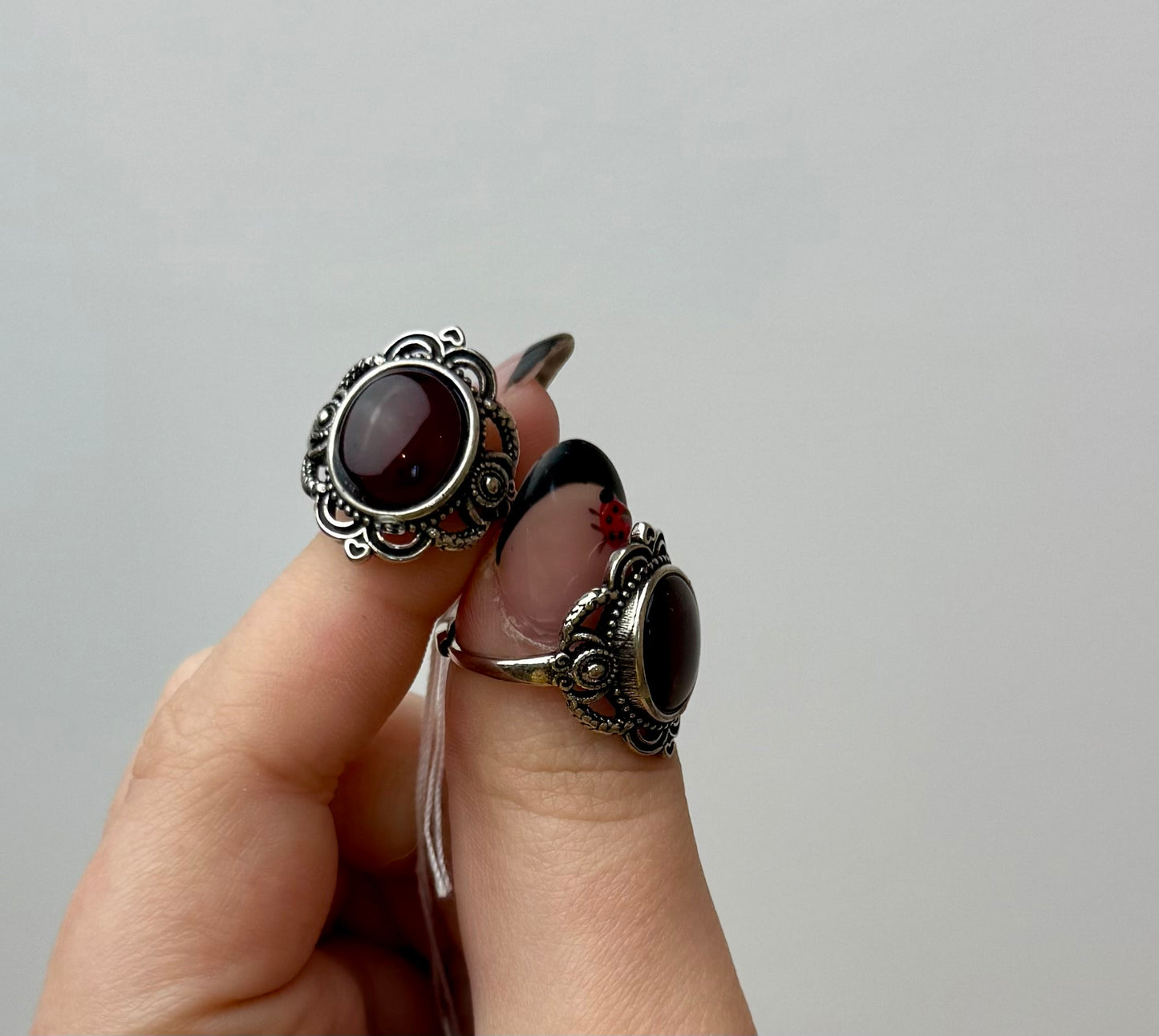 Manmade material adjustable rings