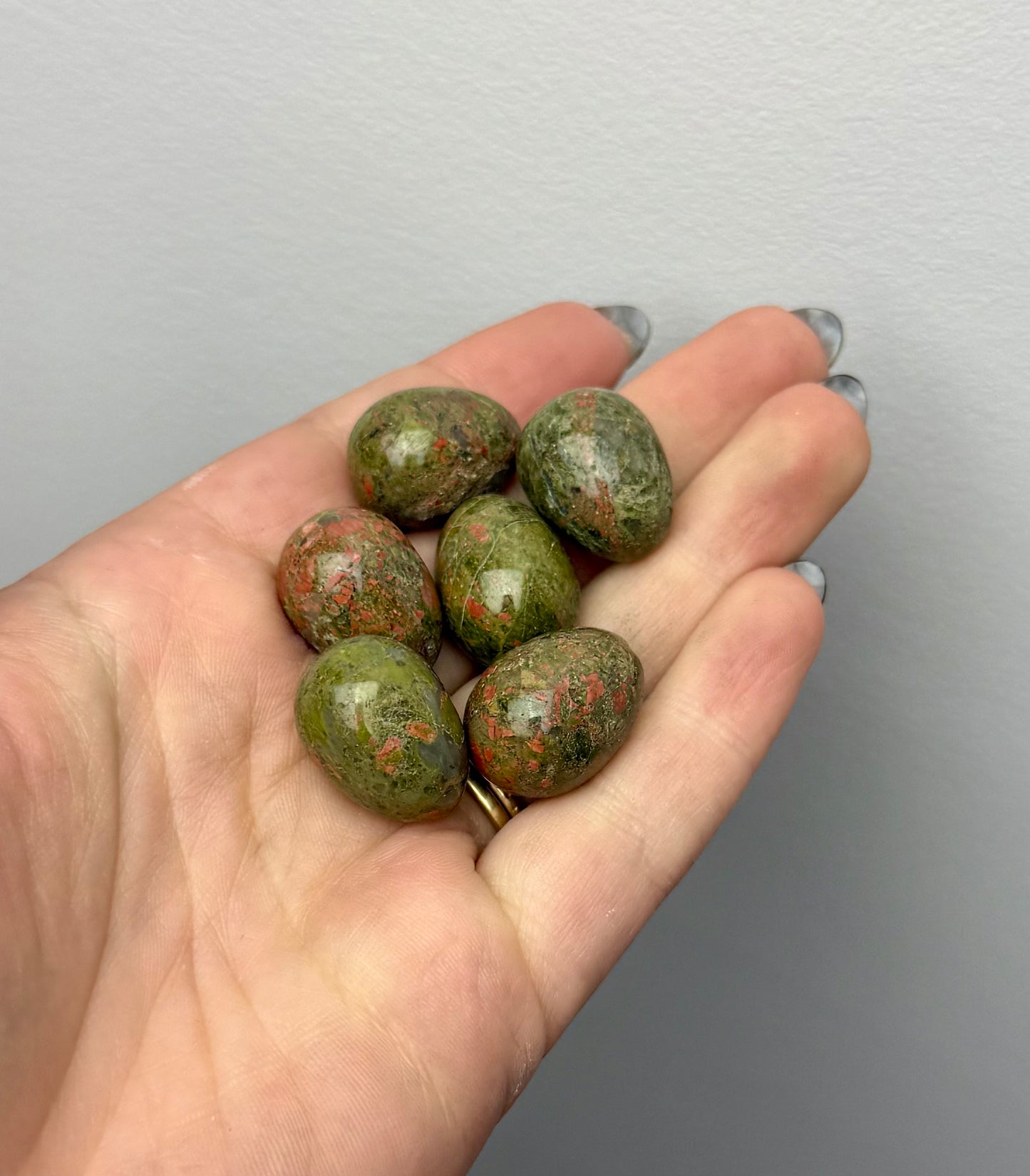 Unakite mini eggs