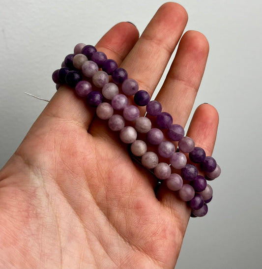 Lepidolite bracelets