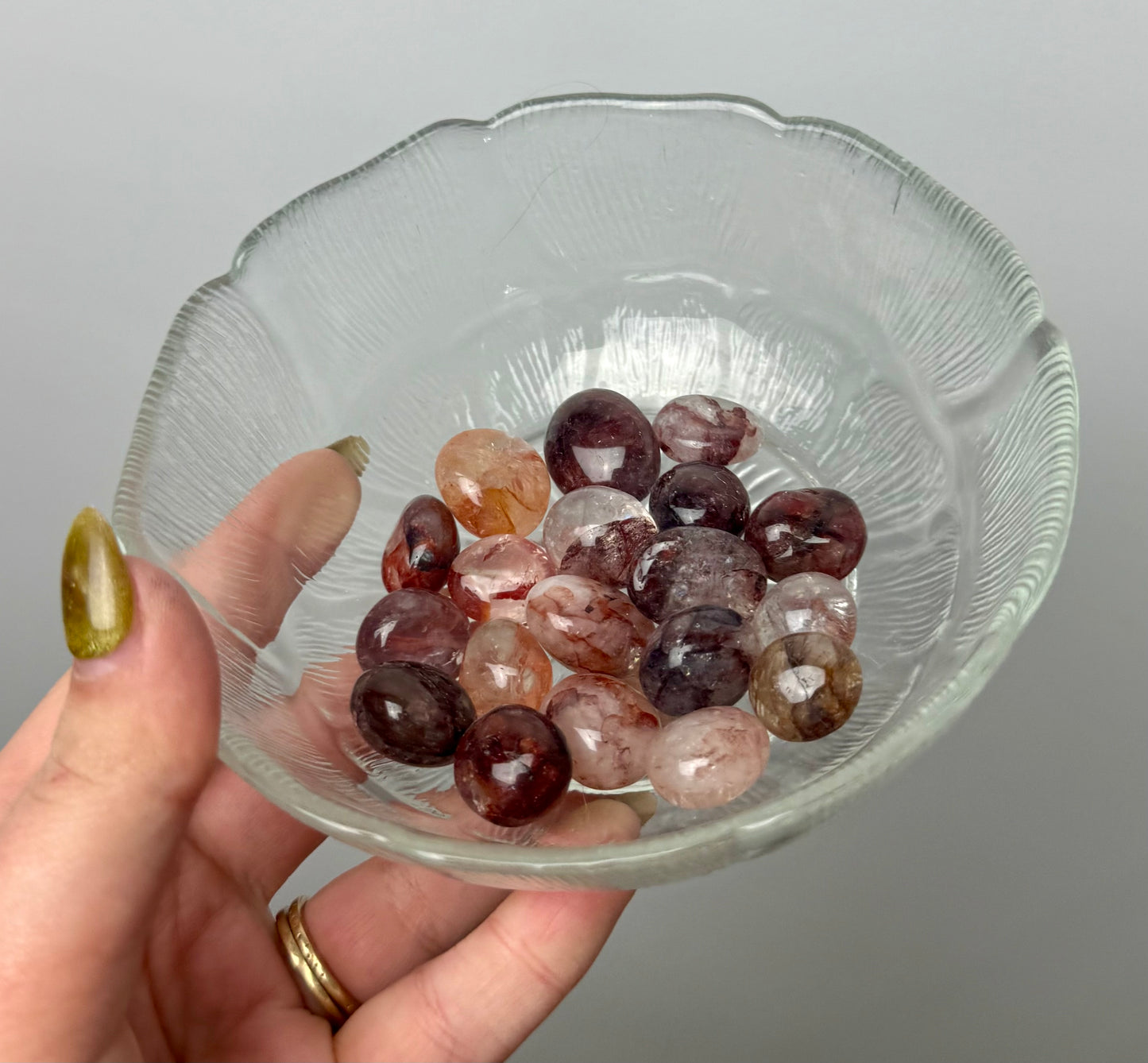 Mini fire quartz tumbles