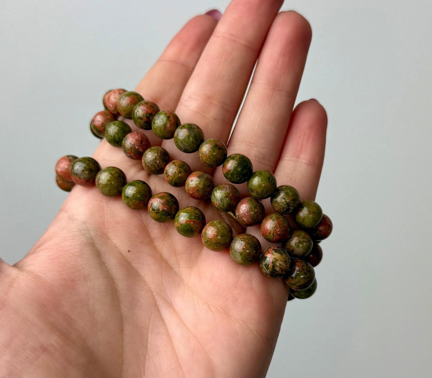 Unakite bracelets