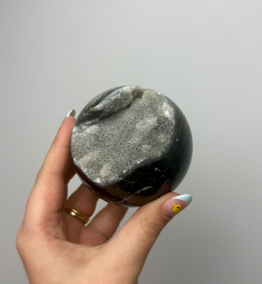 Chalcedony sphere