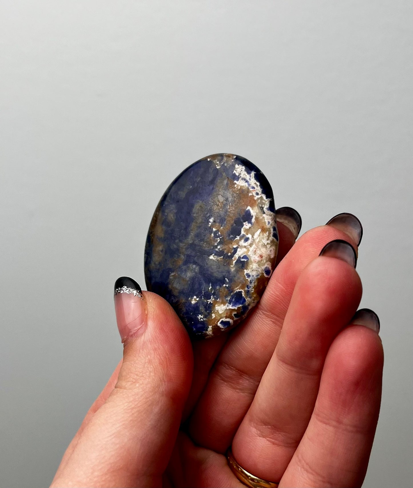 Sodalite worry stone