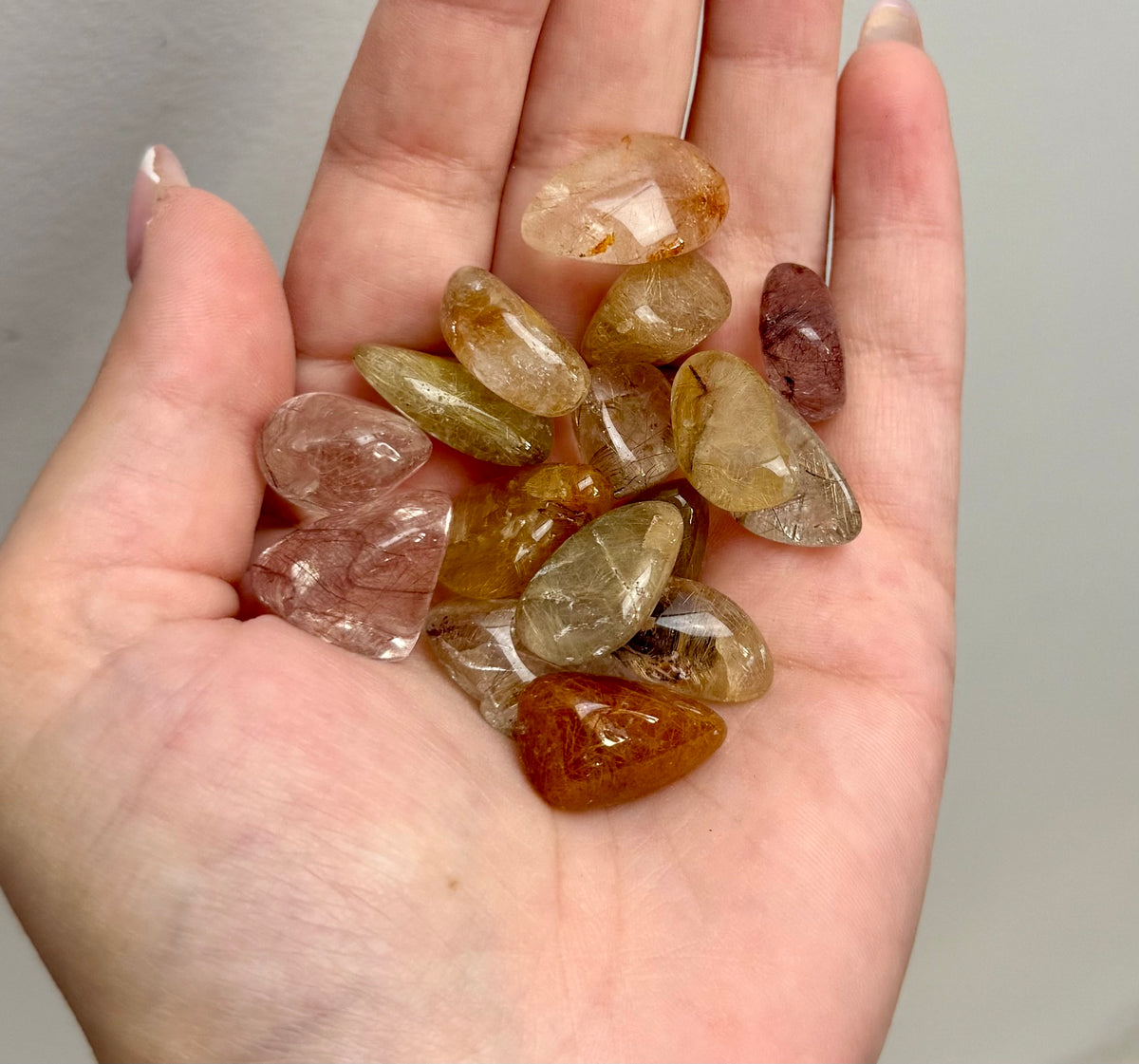 Mini mixed rutile tumbles