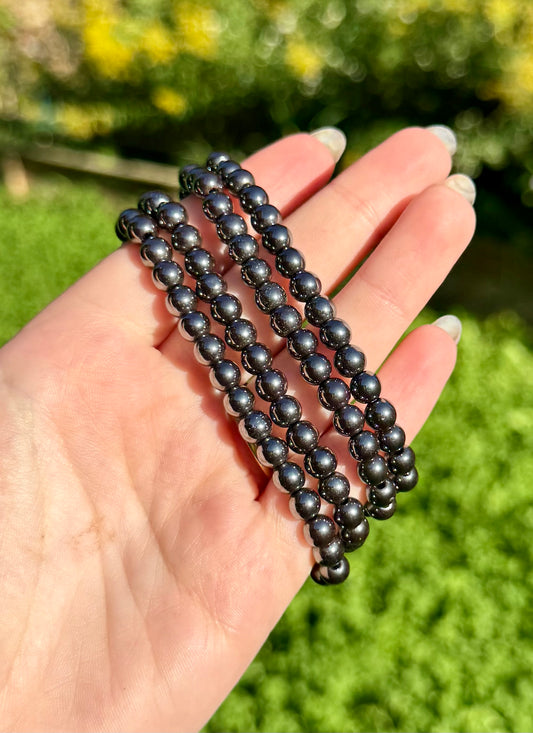 6mm hematite bracelets