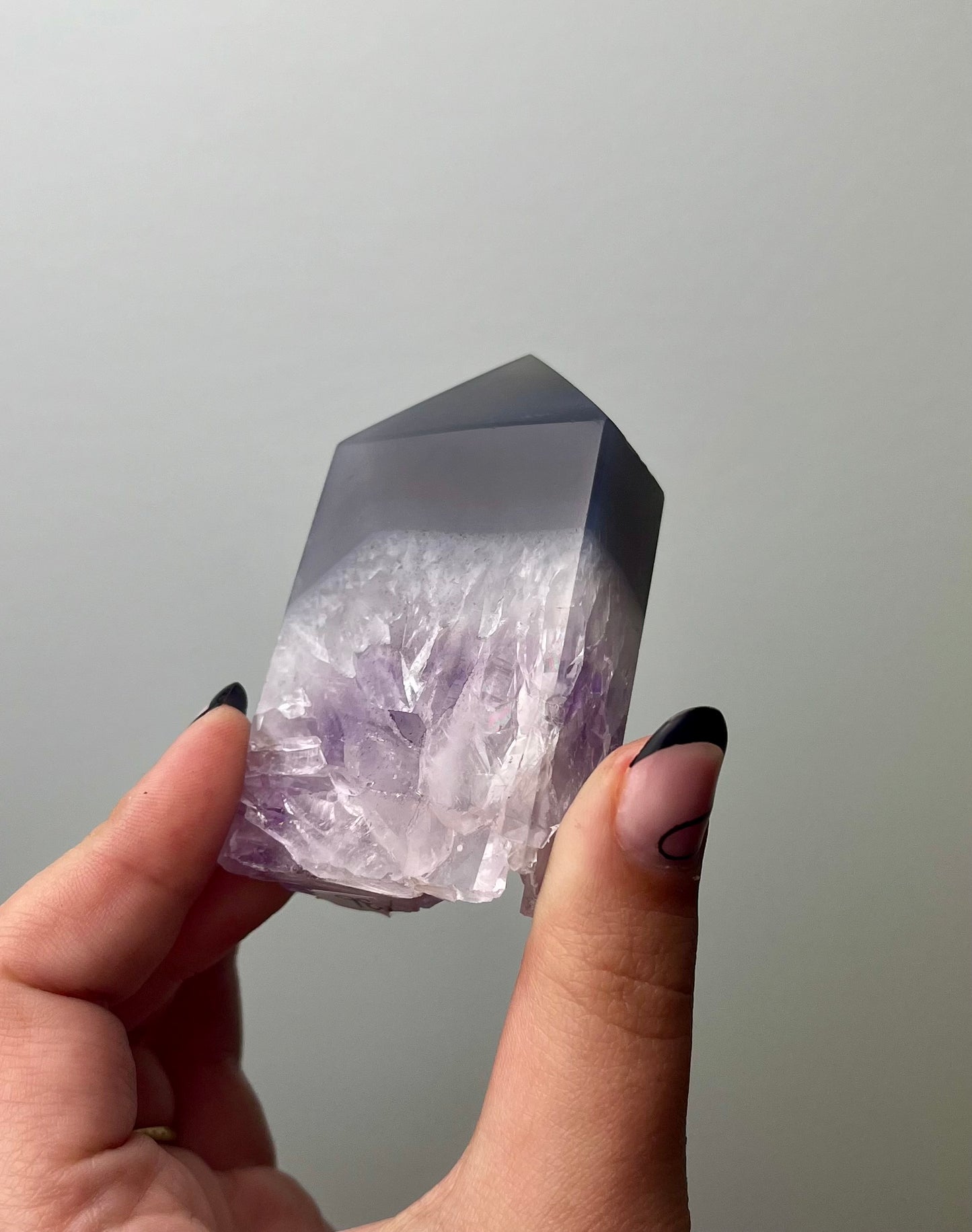 Amethyst agate tower