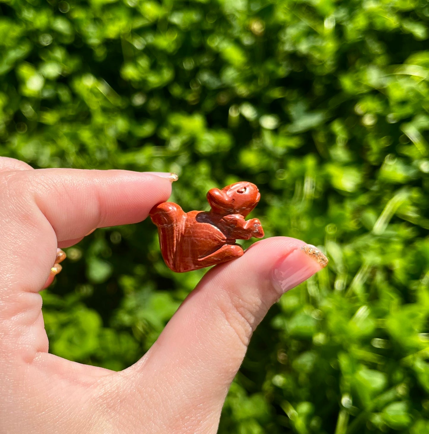 Squirrel carvings