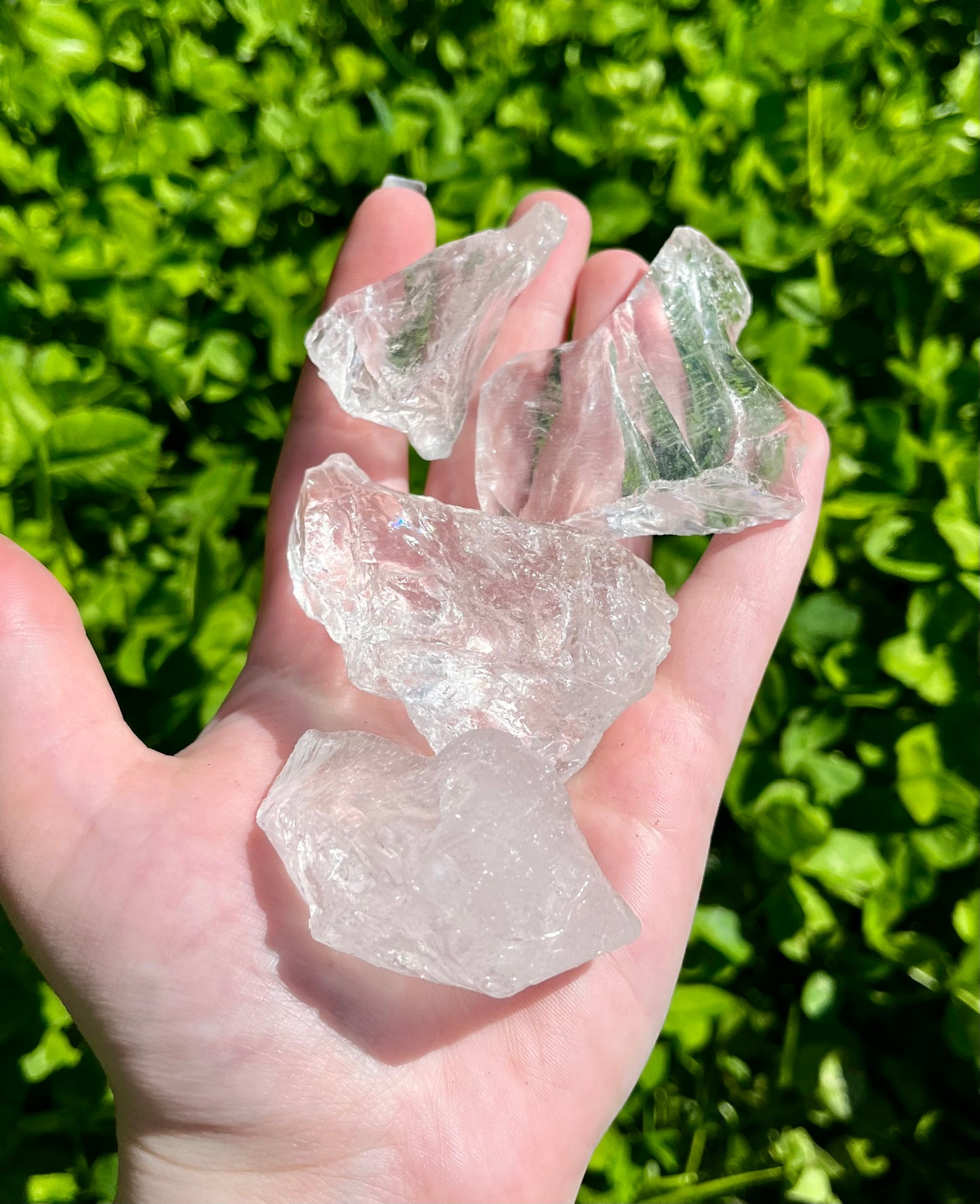 Clear quartz raw chunk