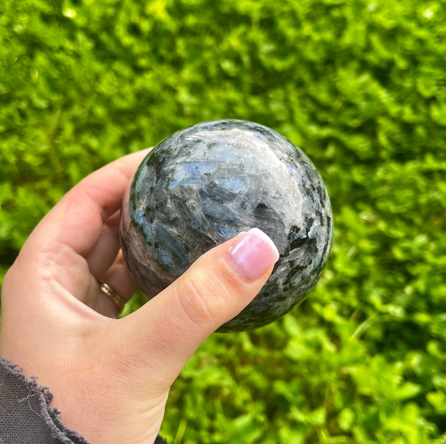 Larvikite sphere