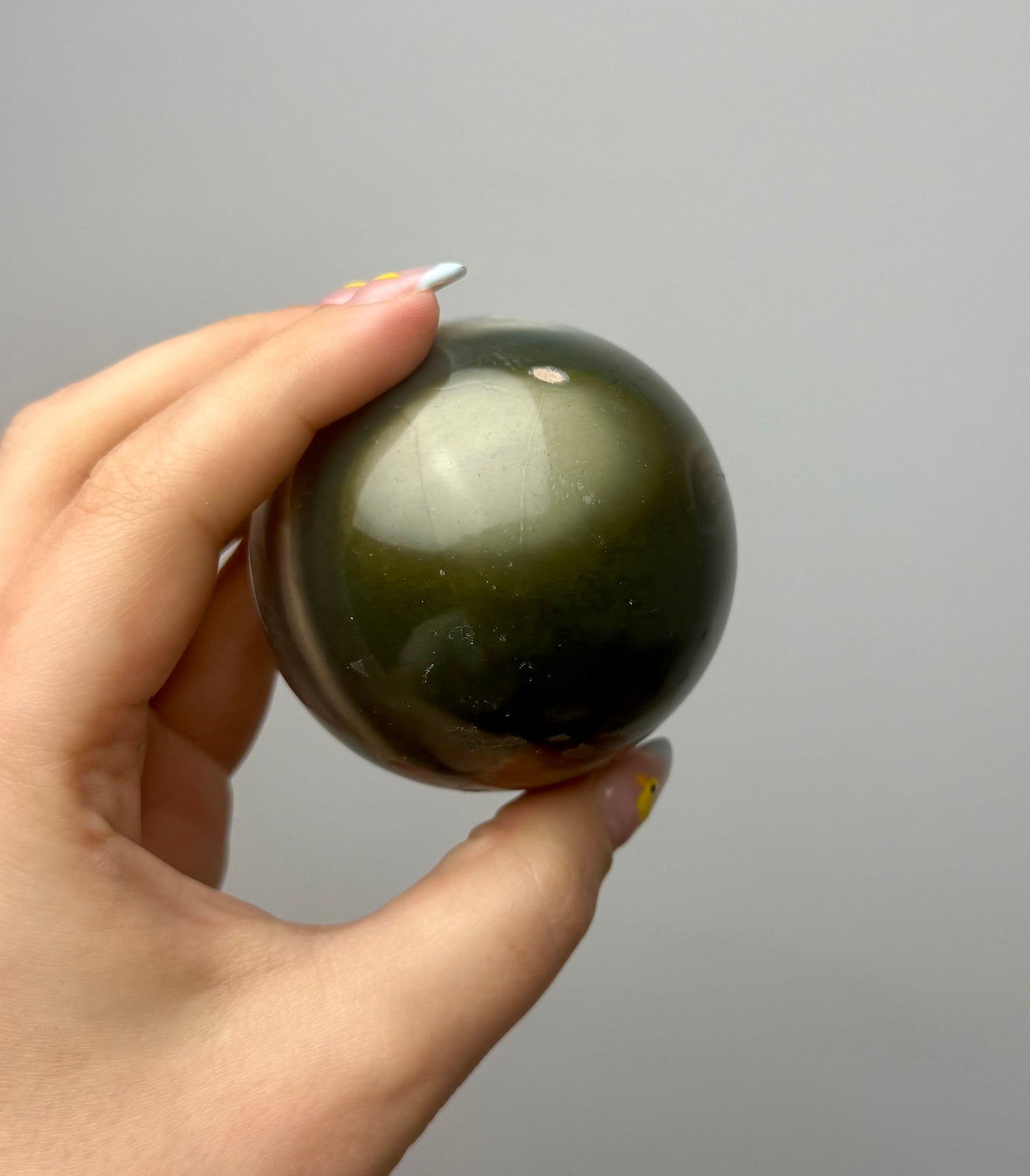 Polychrome jasper sphere