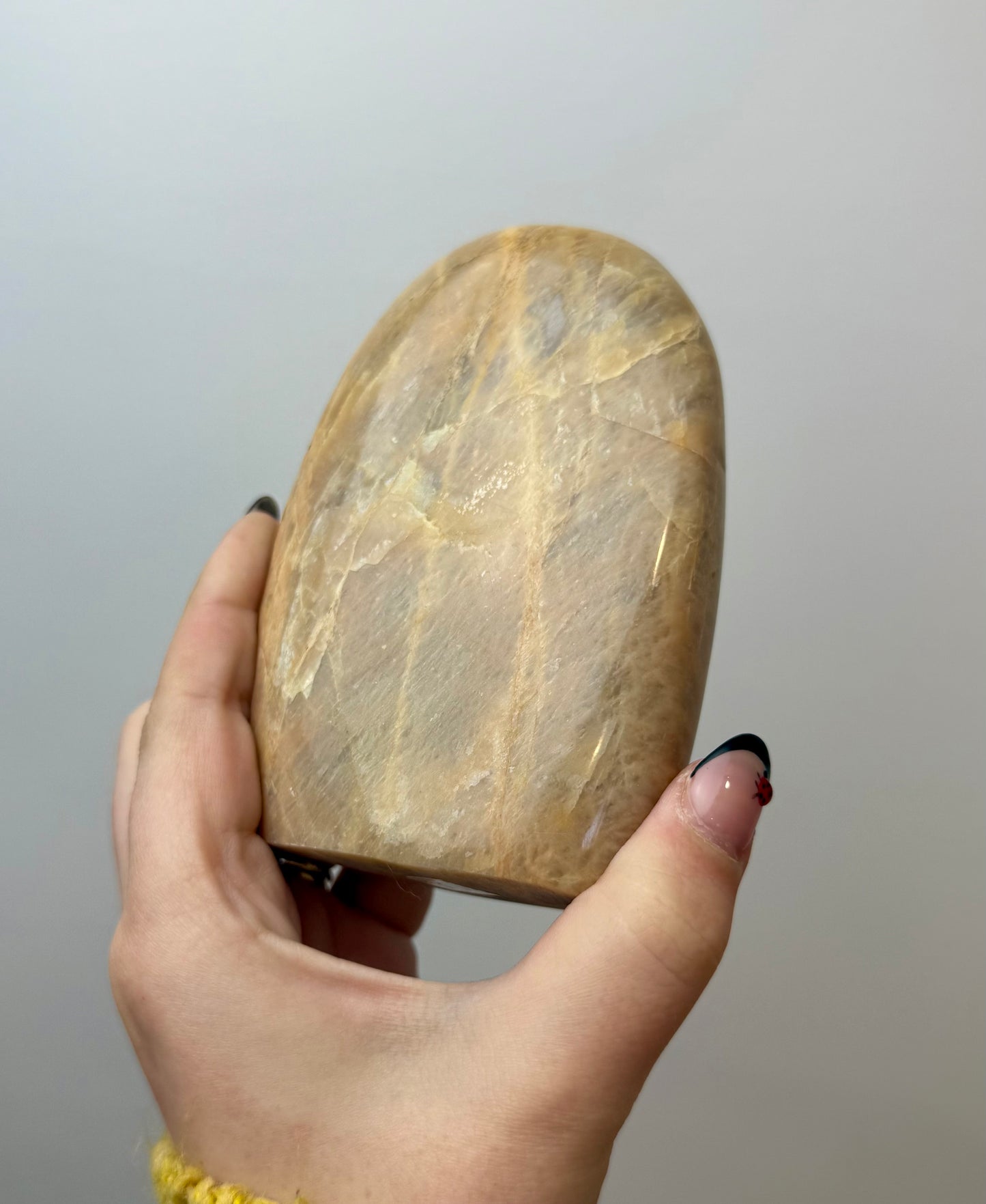 Peach moonstone freeform