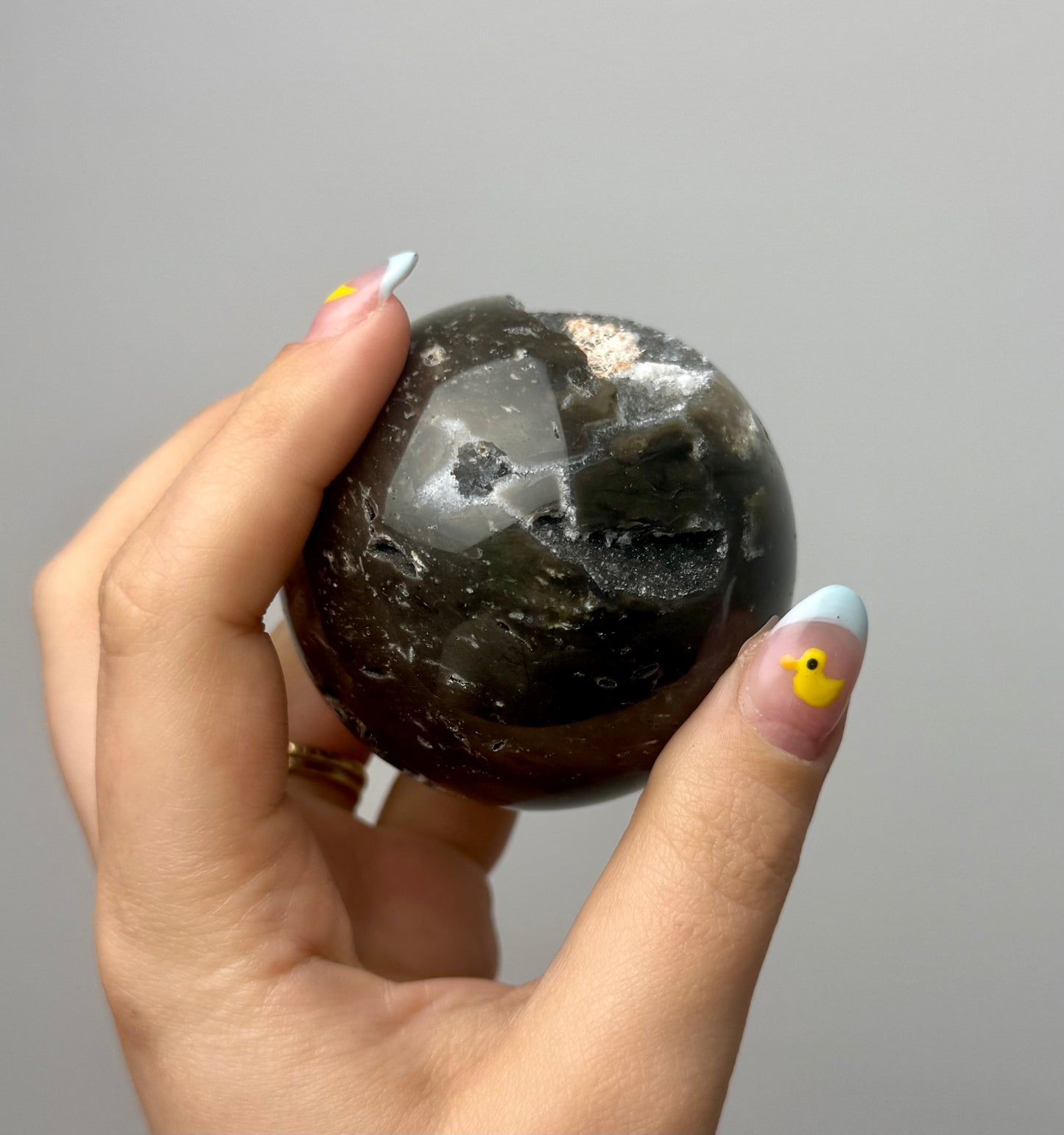 Chalcedony sphere