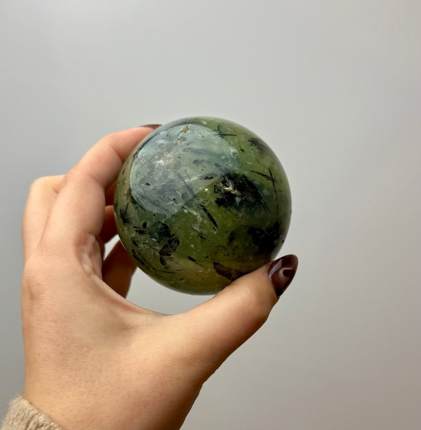 Prehnite sphere