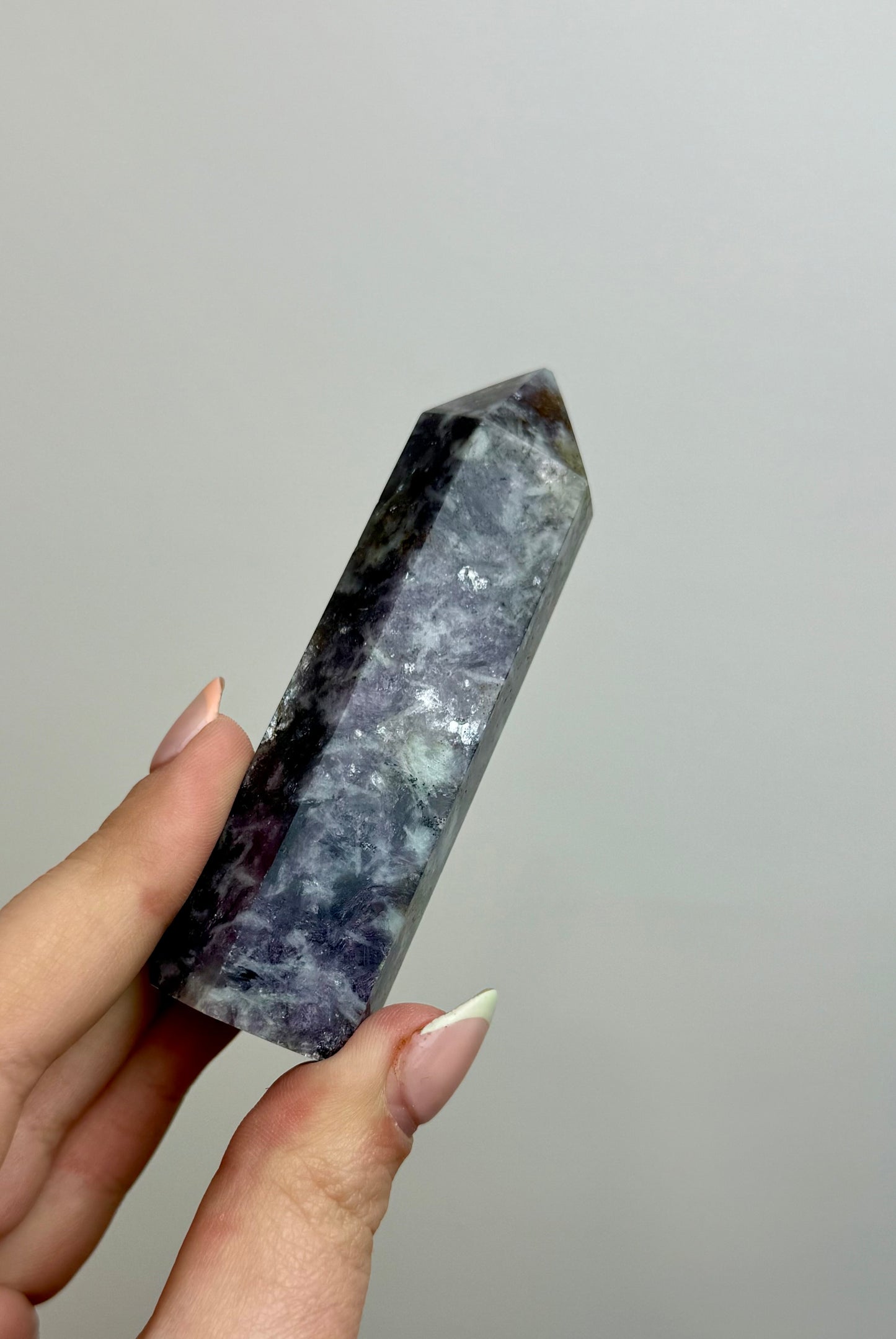 Purple mica/gem lepidolite towers