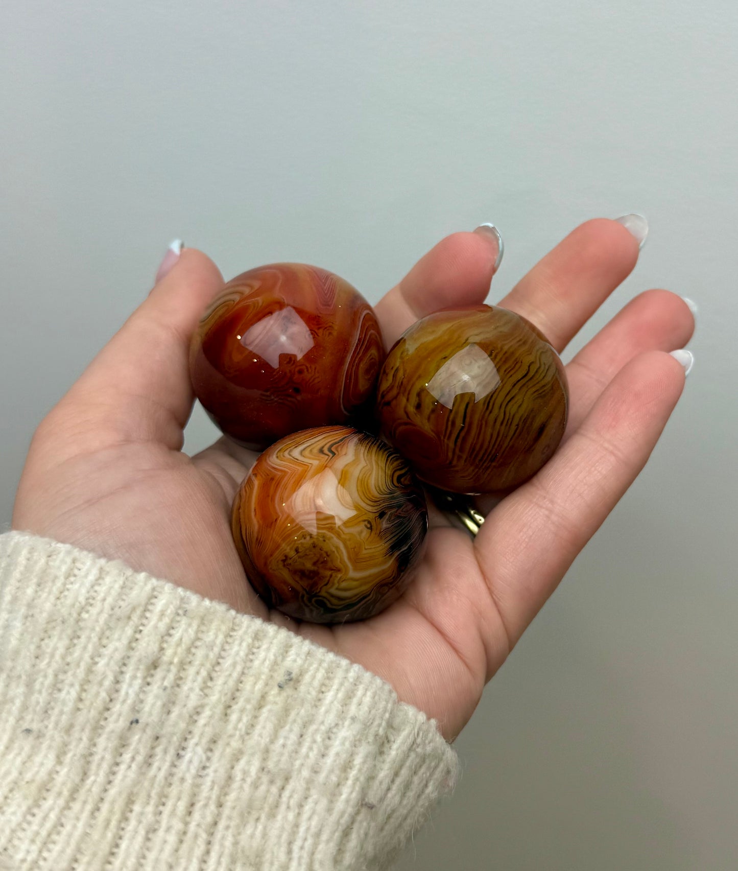 Sardonyx spheres
