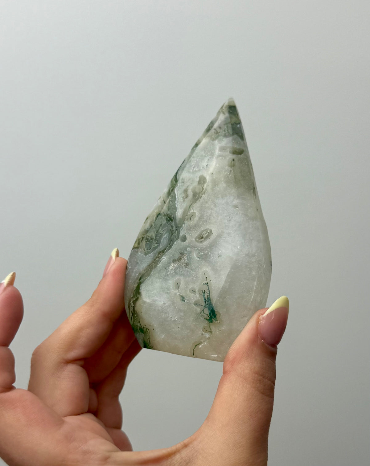 Moss agate tear Freeform