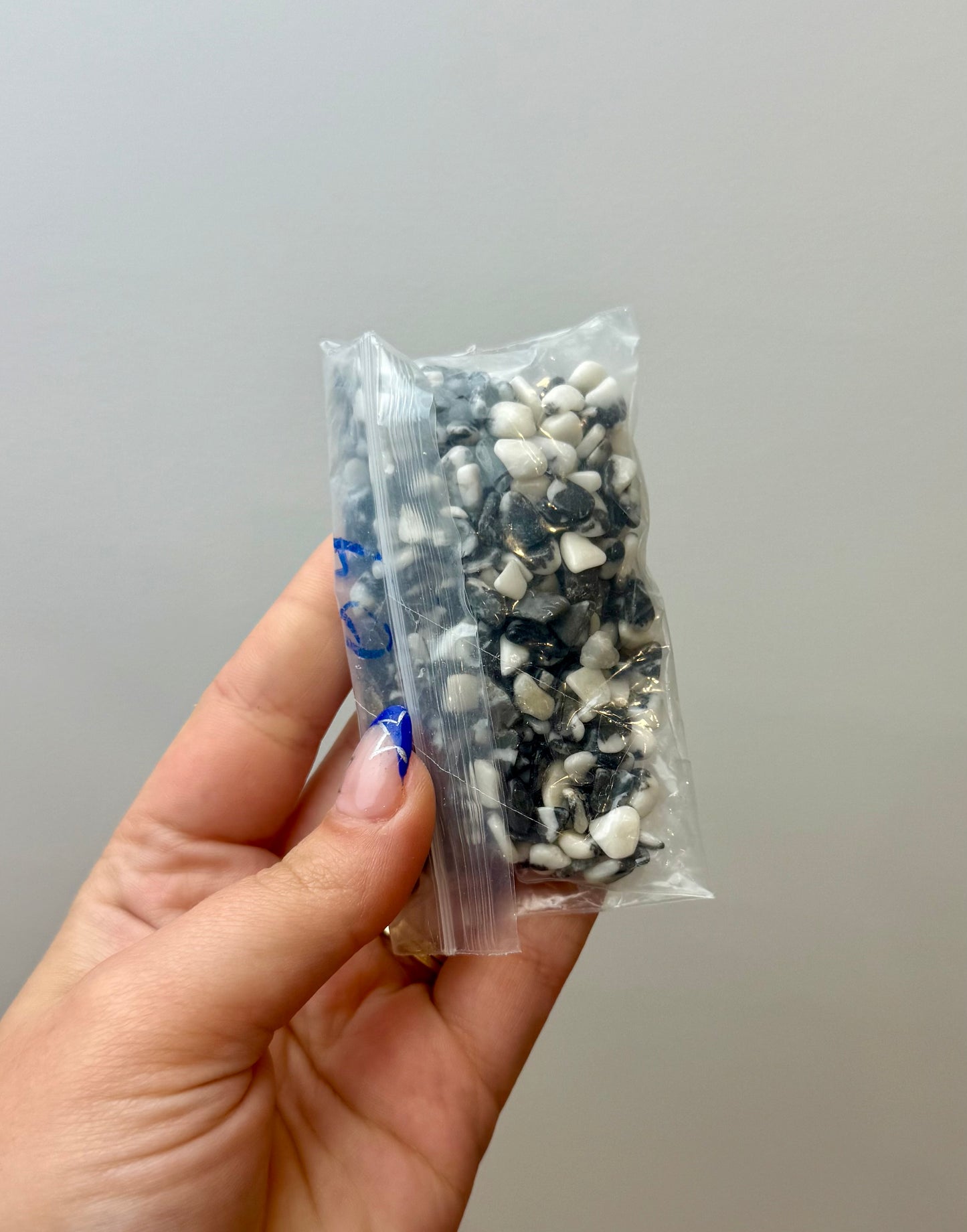 Zebra jasper chip bags