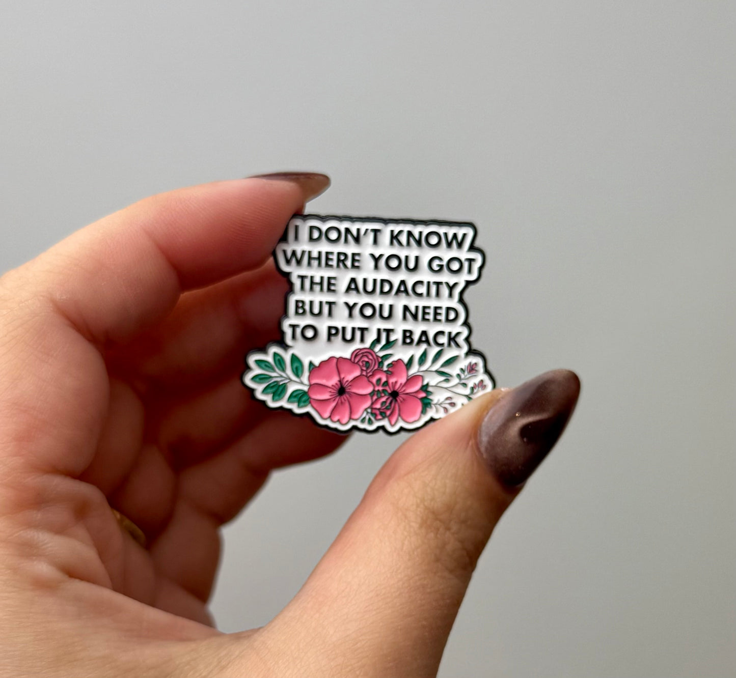 Audacity enamel pin ￼