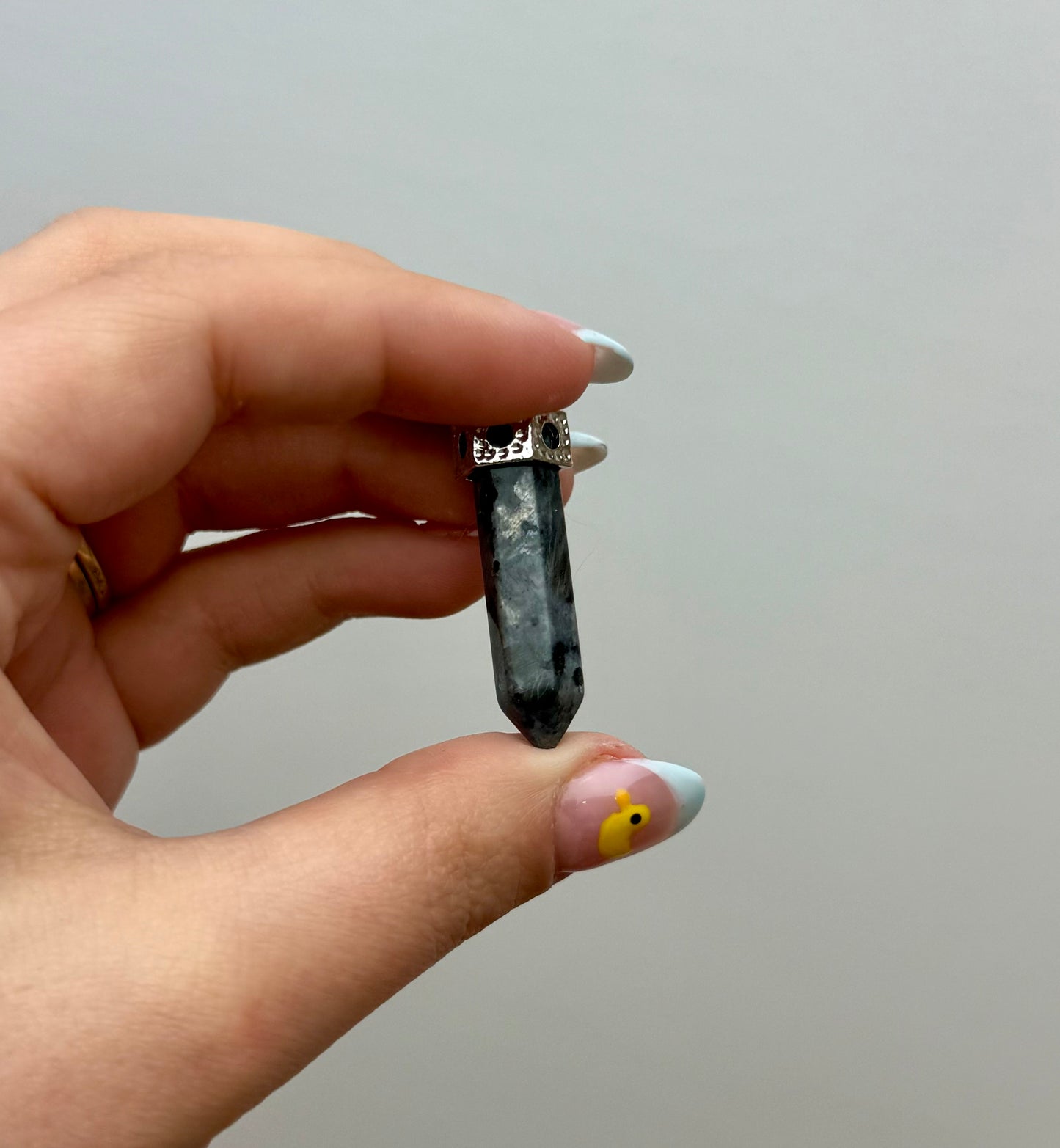 Larvikite pendant