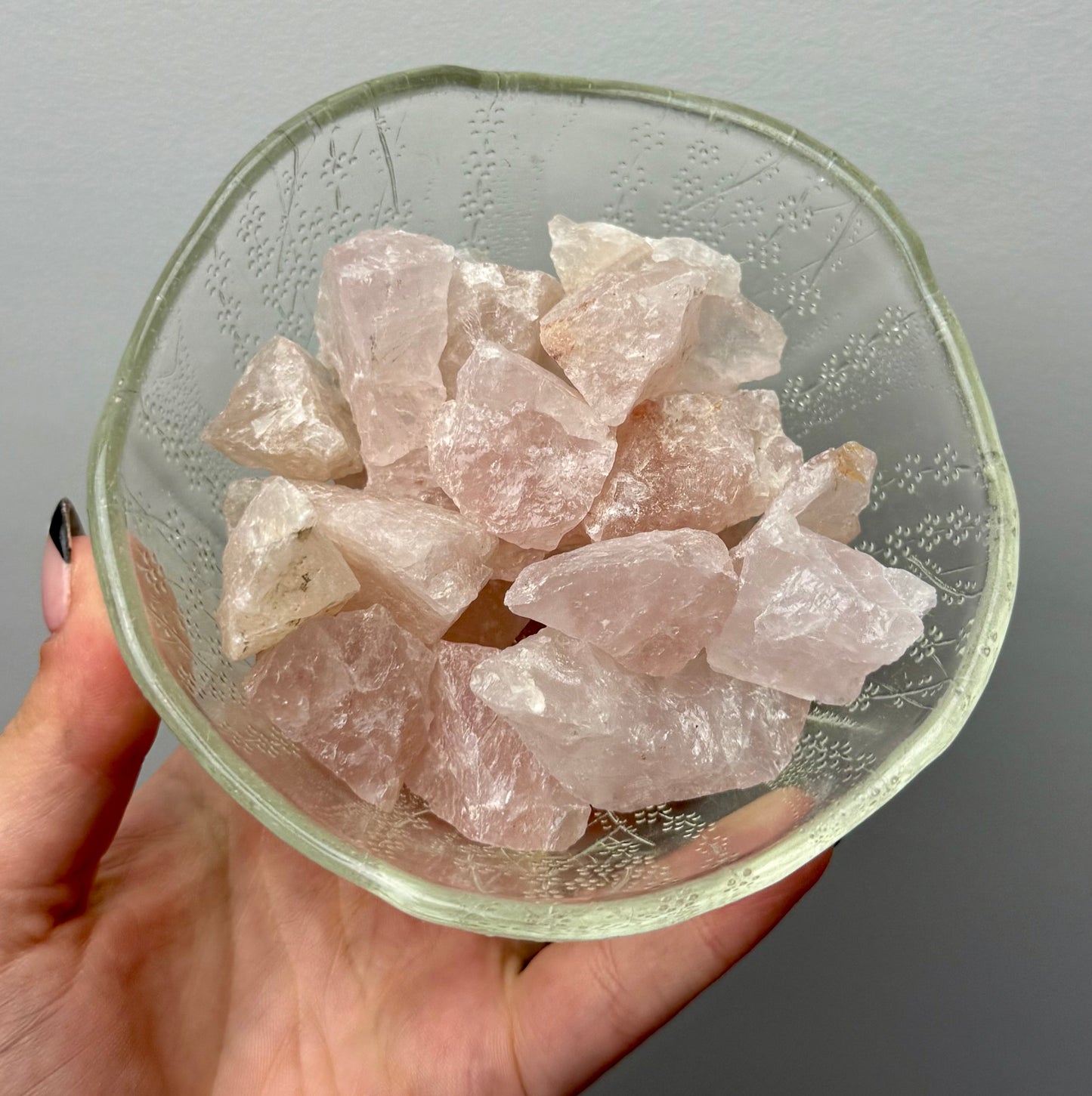 Rose quartz raws