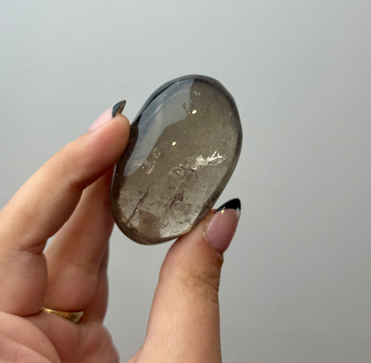 Smoky Quartz palm stone