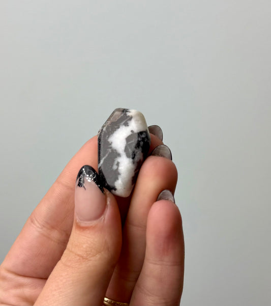 Zebra jasper coffin carving
