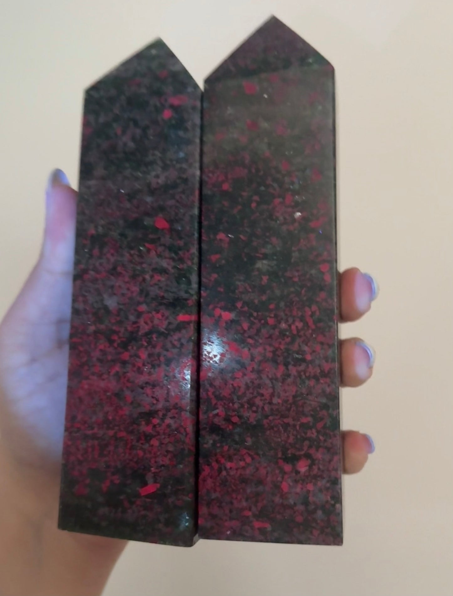 Ruby kyanite towers