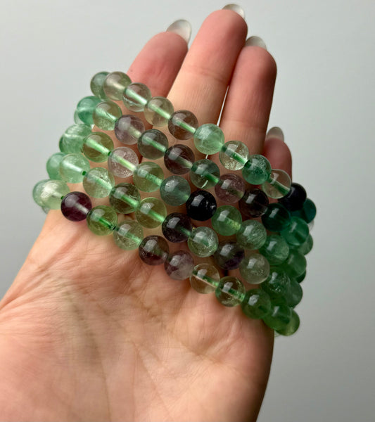 Green fluorite bracelets