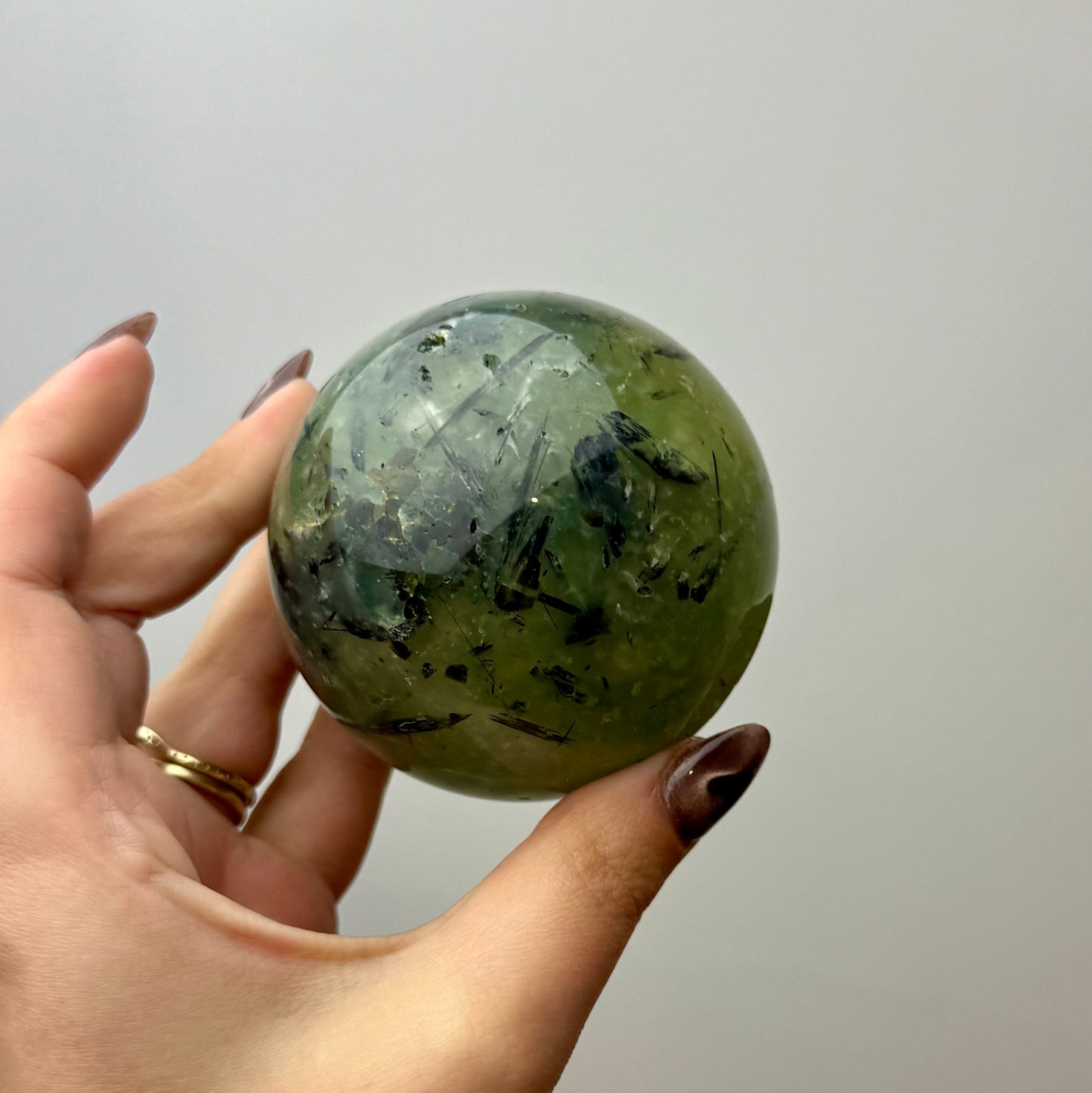 Prehnite sphere