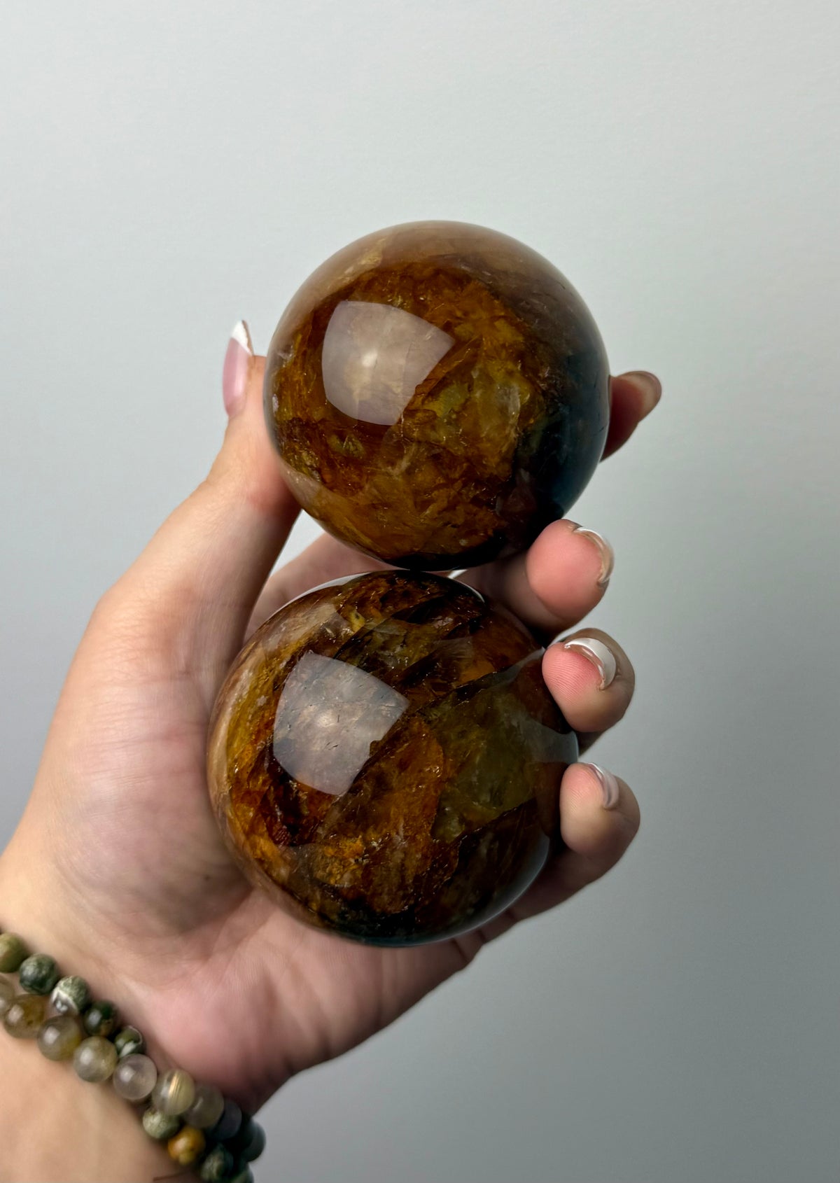 Golden healer spheres