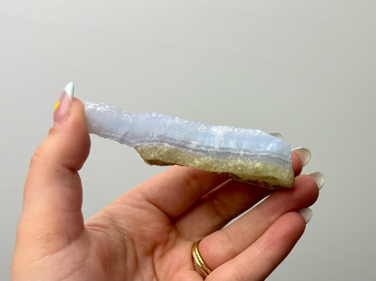 Blue lace agate raw