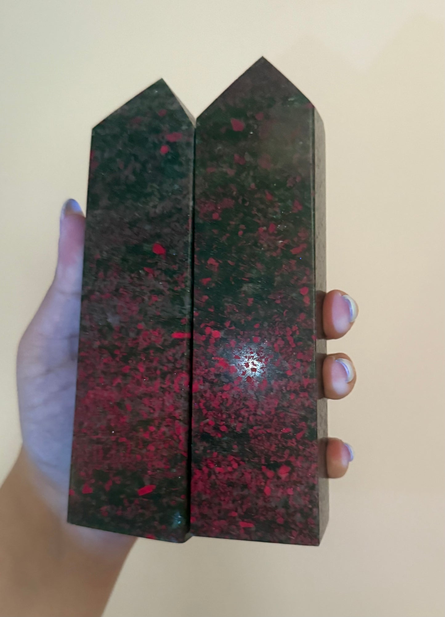 Ruby kyanite towers