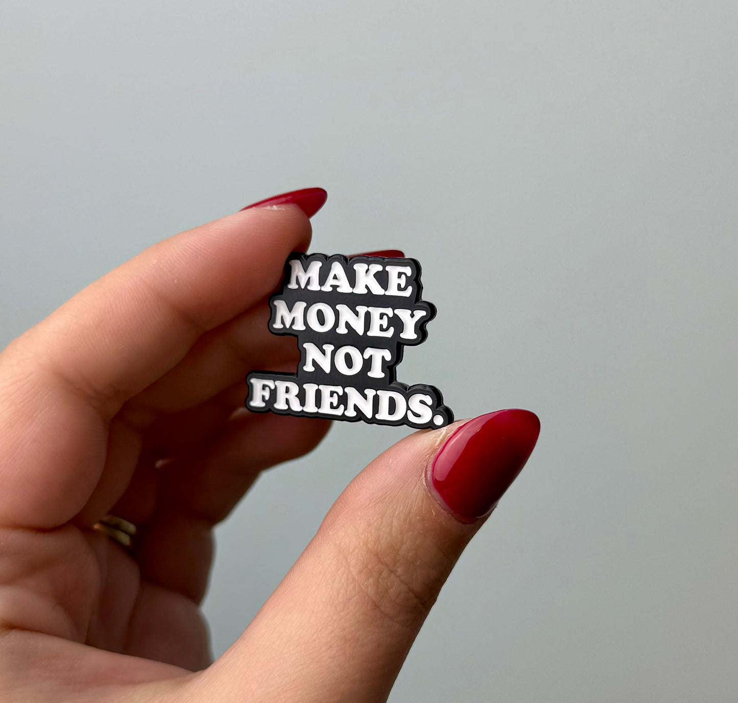 Make money enamel pin