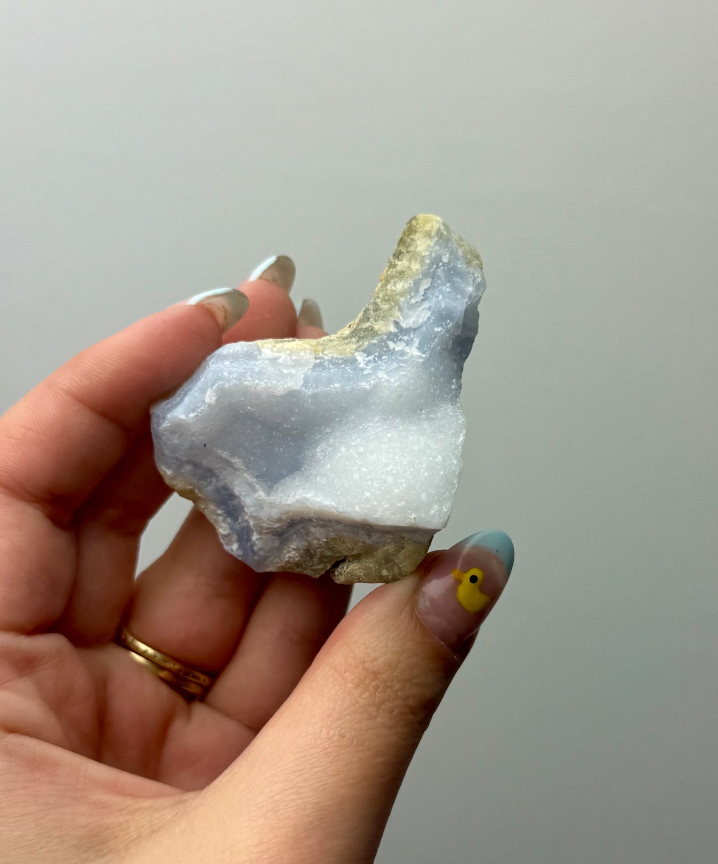 Blue lace agate raw